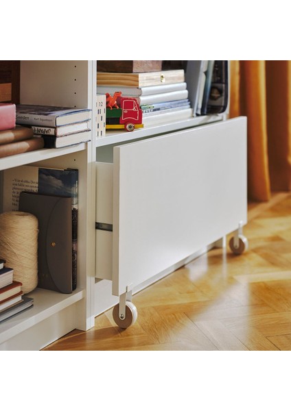 Çekmeceli Kitaplık, Beyaz, 80X30X106 cm fırsatları