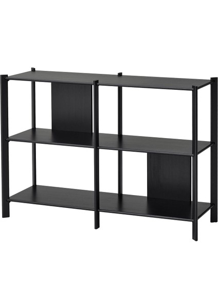 Açık Raf Ünitesi, Siyah, 120X85 cm