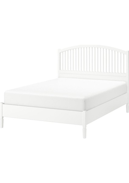 Çift Kişilik Karyola, Beyaz, 140X200 cm