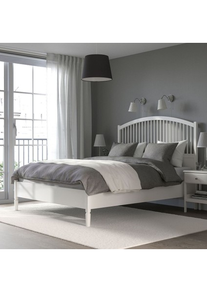 Çift Kişilik Karyola, Beyaz, 140X200 cm fiyatları
