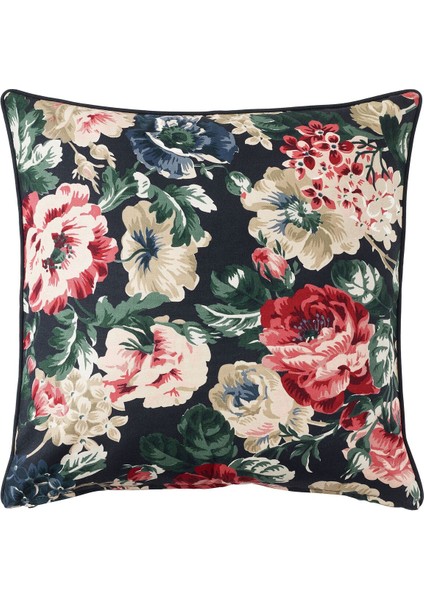 Kırlent Kılıfı, Siyah-Çok Renkli, 50X50 cm