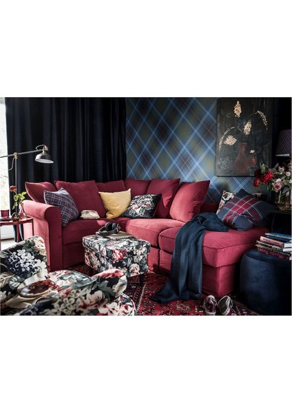 Kırlent Kılıfı, Siyah-Çok Renkli, 50X50 cm fırsatları