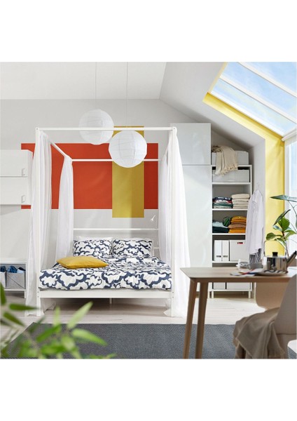 Çift Kişilik Karyola, Beyaz, 140X200 Cm, Panosuz fırsatları