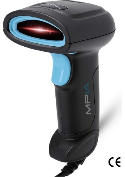Mpia BS-1 2D/1D QR ve Barkod Okuyucu – USB QR & Barkod Tarayıcı POS Depo Mağaza