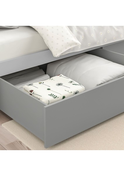 Karyola Çekmecesi, Açık Gri, 99X91X29 cm fiyatları