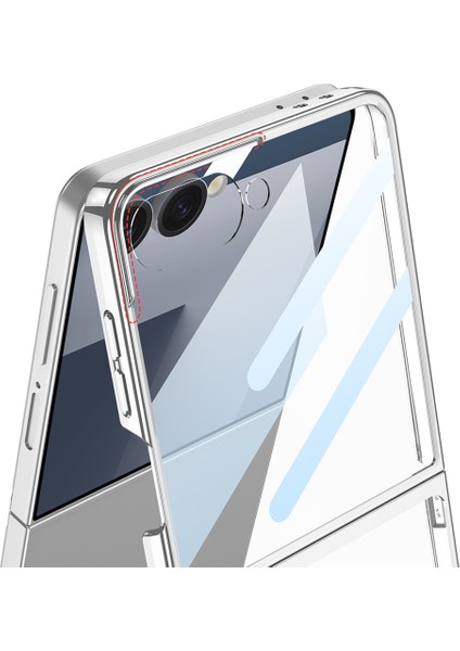 Samsung Galaxy Z Flip 7 Kılıf M-Safe Şarj Özellikli Standlı Kıpta Kpt-02 Kapak modelleri