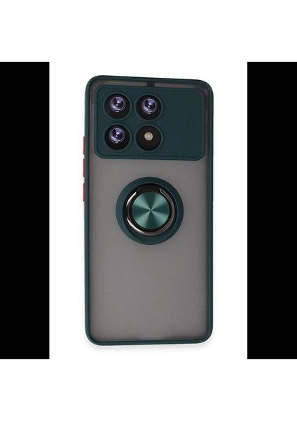 Xiaomi Poco X6 Pro Kılıf Montreal Yüzüklü Silikon Kapak