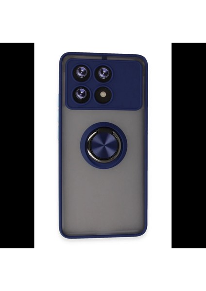 Xiaomi Poco X6 Pro Kılıf Montreal Yüzüklü Silikon Kapak