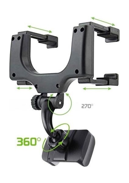 Buffer® Araç Içi Dikiz Aynaya Takılan Telefon Tutucu Otomobil Içi Telefon Tutma Aparatı indirimleri