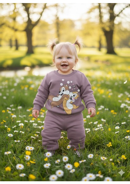 Laura Baby Chip N Dale Kız Bebek/çocuk Alt Üst Takım