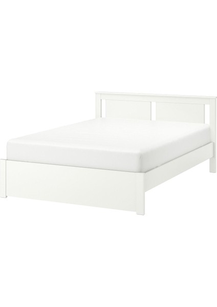 Çift Kişilik Karyola, Beyaz, 140X200 cm