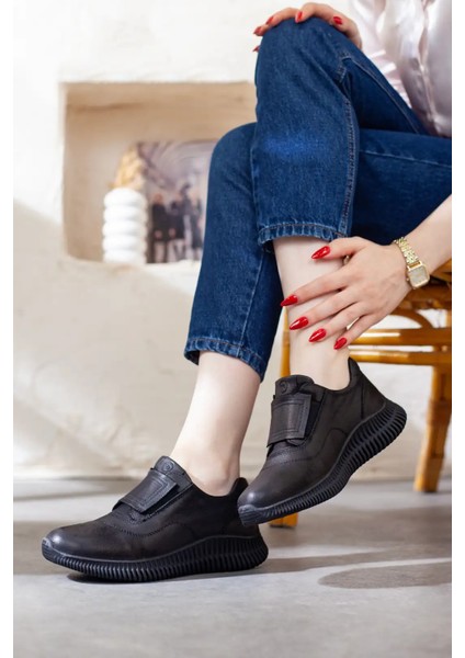 3475 Günlük Kadın Deri Lastikli Ayakkabı fiyatları