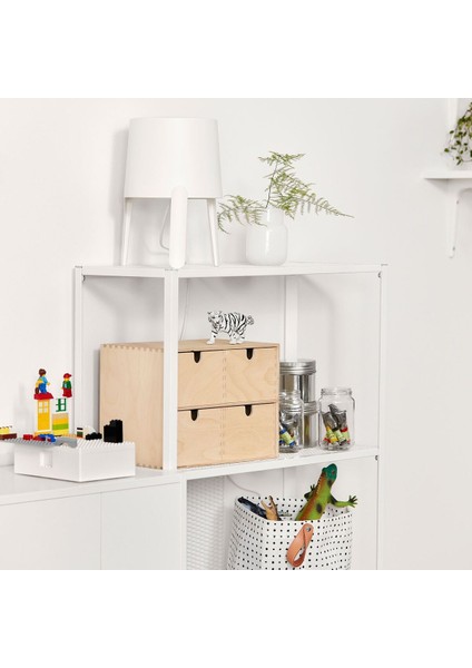 Açık Raf Ünitesi, Beyaz, 60X25X116 cm fırsatları
