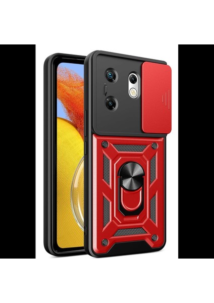 Infinix Zero 30 4g Kılıf Pars Lens Yüzüklü Silikon