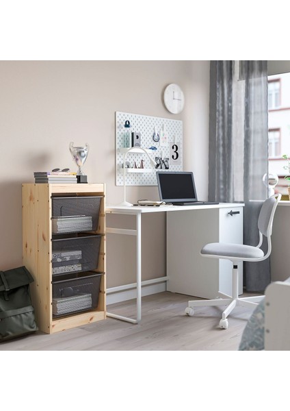 Saklama Ünitesi, Çam-Gri, 44X30X91 cm fiyatları