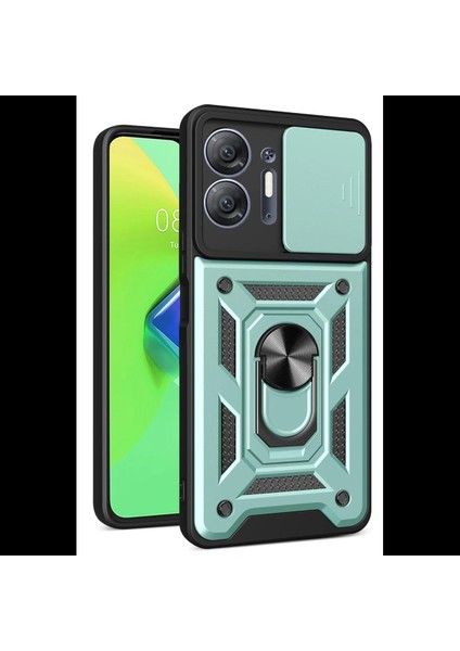 Infinix Hot 30 5g Kılıf Pars Lens Yüzüklü Silikon