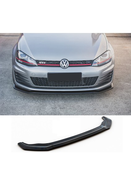 Vw Golf 7 Gtı Tampon Ön Lip Parlak Siyah Plastik Ön Ek Karlık 2012 2013 2014 2015 2016 2017
