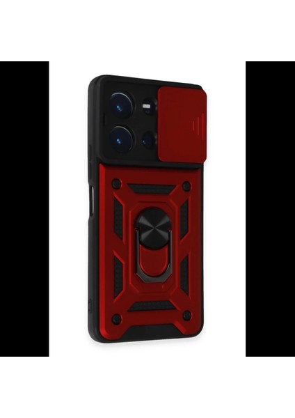 Vivo Y36 Kılıf Pars Lens Yüzüklü Silikon