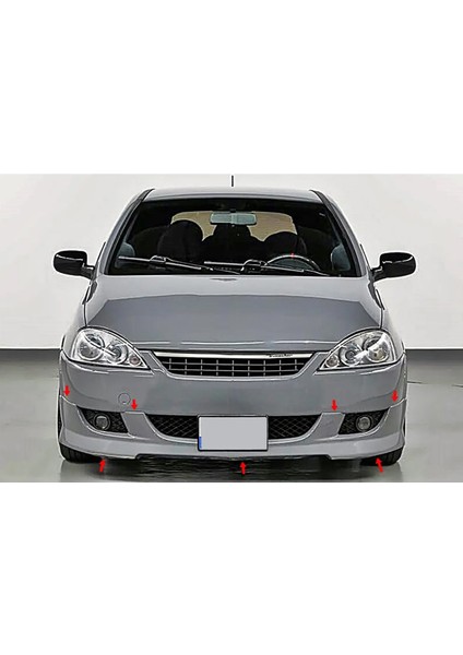 Opel Corsa C Ön Ek Karlık Abs Plastik Mat Siyah 2000 2001 2002 2003 2004 2005 2006 fiyatları