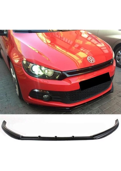 Vw Scirocco Ön Lip Parlak Siyah Plastik Ön Ek Karlık 2008 - 2017