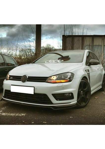 Vw Golf 7 R Tampon Ön Lip Parlak Siyah Plastik Ön Ek Karlık 2012 2013 2014 2015 2016 2017 fırsatları