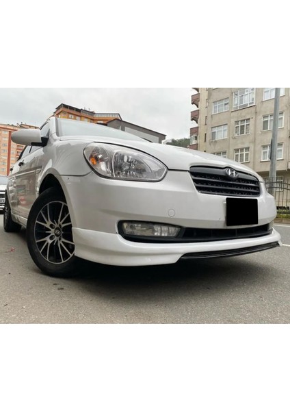 Hyundai Accent Era Custom Ön Ek Karlık Plastik Mat Siyah 2005 2006 2007 2008 2009 2010