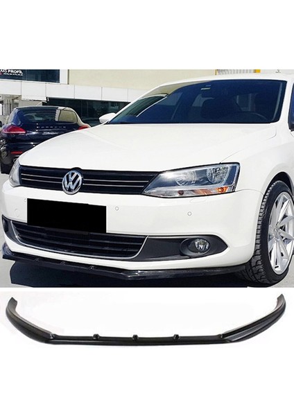Vw Jetta Mk6 Ön Lip Parlak Siyah Plastik Ön Ek Karlık 2010 - 2018