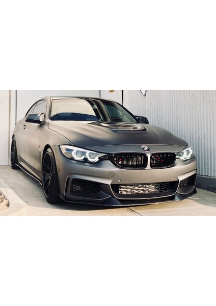 Bmw F36 4 Serisi M Technic Ön Lip Parlak Siyah Plastik Ön Ek Karlık 2014 ve Üzeri fırsatları