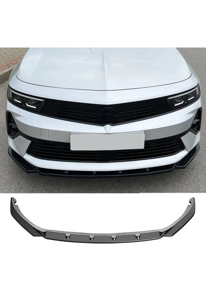 Opel Astra L Ön Lip Parlak Siyah Plastik Ön Ek Karlık