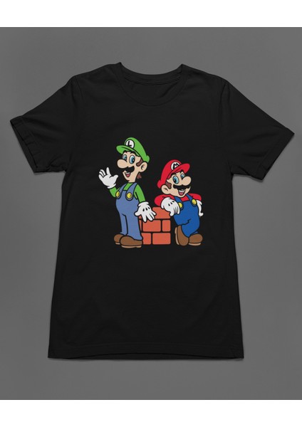 Super Mario Lugi Ateri Game Unisex Tişört T-Shirt fiyatları