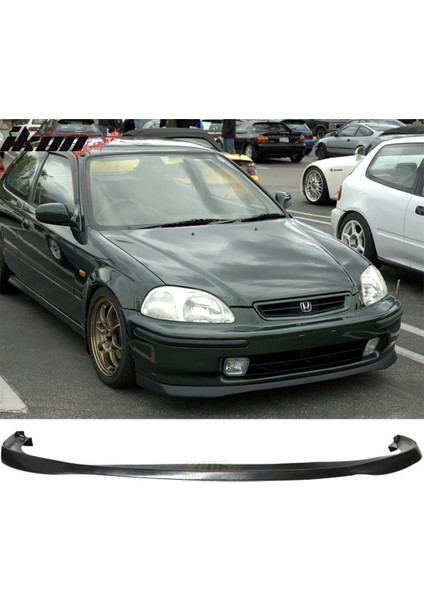 Honda Civic Sir Ön Lip Parlak Siyah Plastik Ön Ek Karlık 1996 1997 1998 Makyajsız Kasa