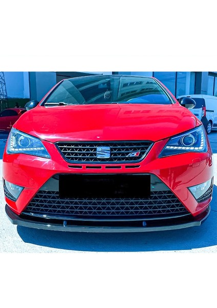 Seat Ibiza Mk4 Cupra Ön Lip Parlak Siyah Plastik Ön Ek Karlık 2008-2017 Abs