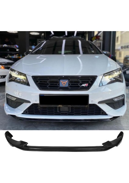 Seat Leon Mk3.5 Fr Dynamic Ön Ek Karlık Abs Plastik Mat Siyah 2017 2018 2019 2020 Makyajlı Kasa