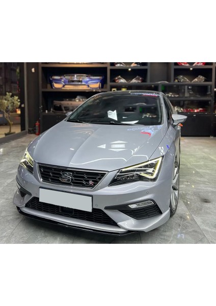 Seat Leon Mk3.5 Fr Dynamic Ön Ek Karlık Abs Plastik Mat Siyah 2017 2018 2019 2020 Makyajlı Kasa modelleri