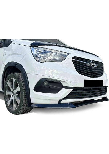 Opel Combo Ön Lip Parlak Siyah Plastik Ön Ek Karlık 2019 2020 2021 2022 2023 2024 fiyatları