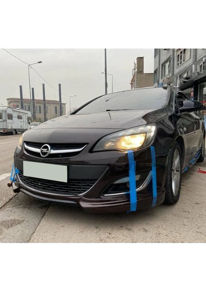 Opel Astra J Sedan Rieger Ön Ek Karlık Abs Plastik Mat Siyah 2011 ve Üzeri modelleri