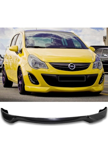 Opel Corsa D Steinmetz Ön Ek Karlık Abs Plastik Mat Siyah 2011 2012 2013 2014 Makyajlı Kasa