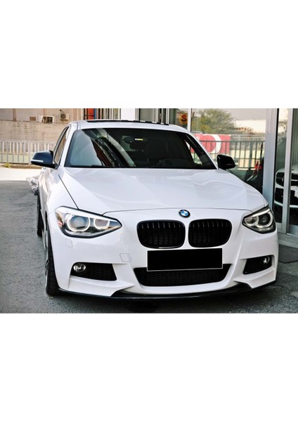 Bmw F20 M Technic Düz Ön Lip Parlak Siyah Plastik Ön Ek Karlık 2011 2012 2013 2014