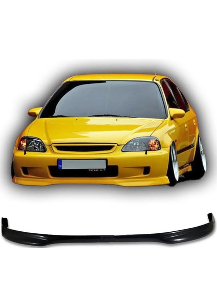Honda Civic Ies Typer Ön Ek Karlık Plastik Mat Siyah 1999 2000 2001 Makyajlı Kasa