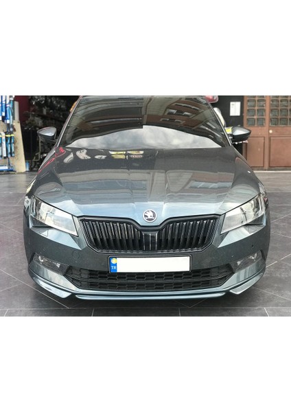 Skoda Super B Custom Ön Ek Karlık Abs Plastik Mat Siyah 2015 2016 2017 2018 2019 fiyatları
