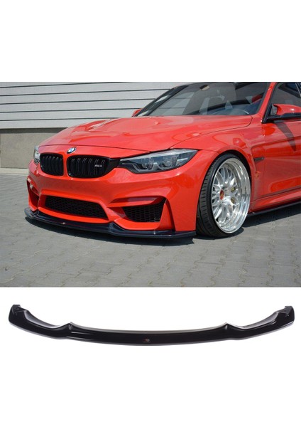 Bmw F30 M3 Vorstainer Ön Lip Parlak Siyah Plastik Ön Ek Karlık 2012-2018