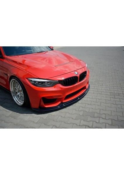 Bmw F30 M3 Vorstainer Ön Lip Parlak Siyah Plastik Ön Ek Karlık 2012-2018 modelleri