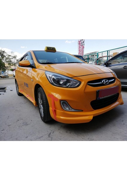 Hyunda Accent Blue Rieger Ön Ek Karlık Plastik Mat Siyah 2011 - 2018 modelleri