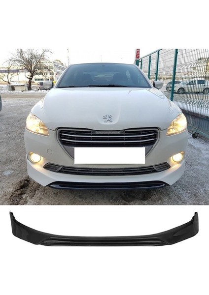 Peugeot 301 Ön Ek Karlık Abs Plastik Mat Siyah 2012 2013 2014 2015 2016 2017
