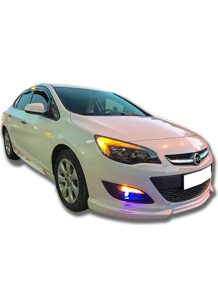 Opel Astra J Sedan Custom Ön Ek Karlık Abs Plastik Mat Siyah 2011 ve Üzeri modelleri