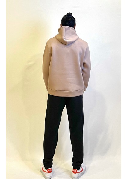 Kapşonlu Rahat Kalıp Içi Polarlı 3 Iplik Tokyo Baskılı Sweatshırt SPR24SW12