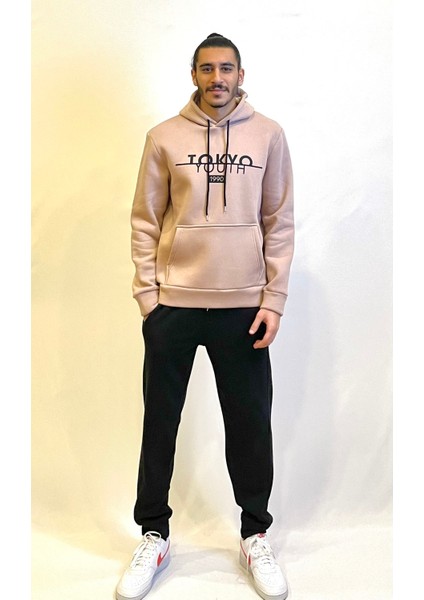 Kapşonlu Rahat Kalıp Içi Polarlı 3 Iplik Tokyo Baskılı Sweatshırt SPR24SW12 fiyatları
