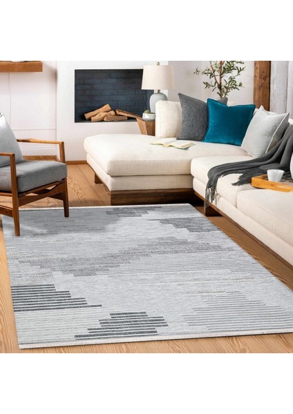 Gri Geometrik Modern Etnik Desenli Halı | Makinada Yıkanabilir | Hav Toz Vermez | Leke Tutmayaz | Kaymaz Taban | Dijital Makine Baskı | Salon Yolluk Mutfak Halısı fiyatları