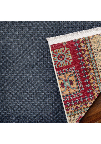 Bordo Bordürlü Modern Etnik Desenli Halı | Makinada Yıkanabilir | Hav Toz Vermez | Leke Tutmayaz | Kaymaz Taban | Dijital Makine Baskı | Salon Yolluk Mutfak Halısı fırsatları