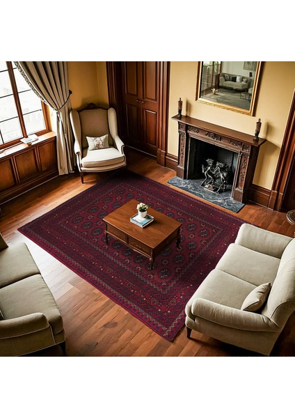 Bordo Bordürlü Modern Etnik Desenli Halı | Makinada Yıkanabilir | Hav Toz Vermez | Leke Tutmayaz | Kaymaz Taban | Dijital Makine Baskı | Salon Yolluk Mutfak Halısı fiyatları